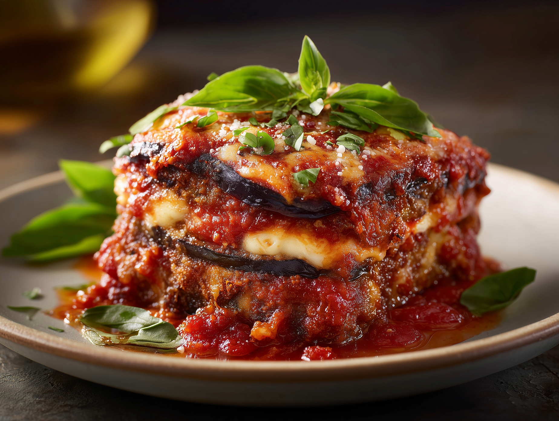 Eggplant with Mozzarella